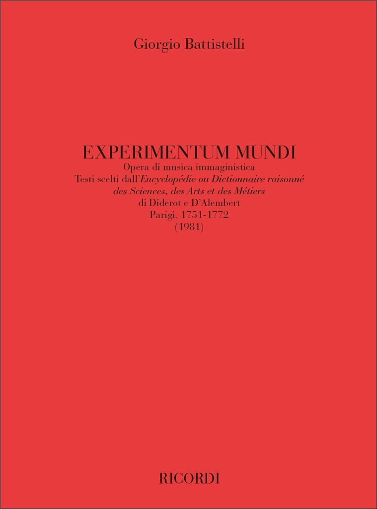 Experimentum Mundi